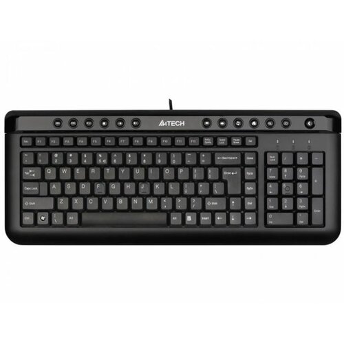 A4Tech KL-40 X-Slim USB US crna tastatura Slike