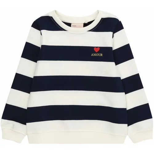 Kids_Only Sweater majica 'SERENA' noćno plava / zlatna / crvena / bijela