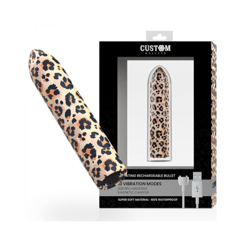 Custom Bullets Mini vibrator Leopard Cene