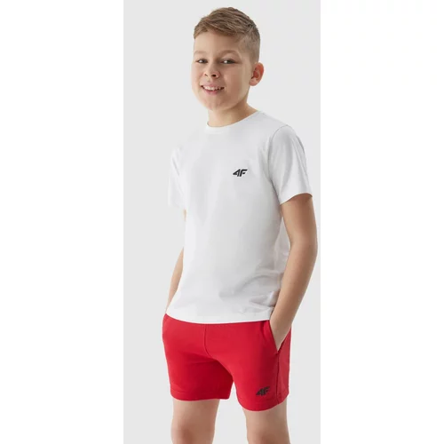 4f Boys' Tracksuit Shorts - Red