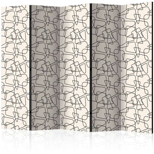  Paravan u 5 dijelova - Rounded Geometry II [Room Dividers] 225x172 Slike