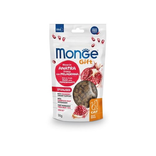 Monge meat minis sterilised poslastica za mačke, pačetina sa narom, 50g Cene