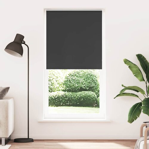 vidaXL Rolo zavjesa Blackout Black 100x210 cm Širina tkanine 95,7 cm Cijene