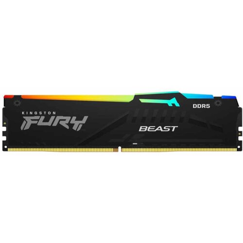 Kingston Memorija 16GB/DIMM/DDR5/6400MHz/CL32/FURY Beast RGB EXPO Slike