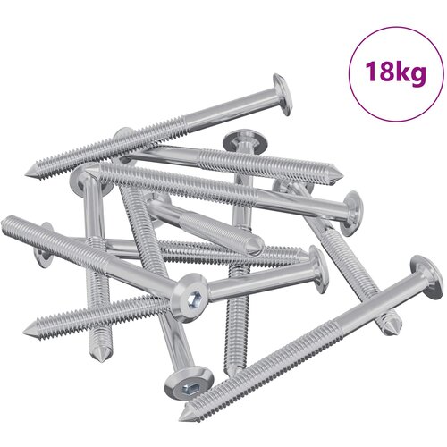 vidaXL Pohi&scaron;tveni vijaki 1400 pcs srebrna Jeklo, (5000163866) Cene