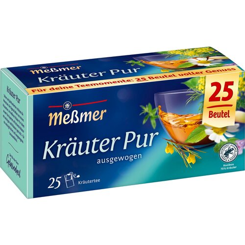 Meßmer Zeli&scaron;čni čaj - čista zeli&scaron;ča - 25 čajnih vrečk Cene