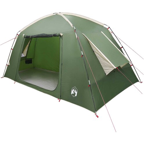 vidaXL Kabinski šator s krovom Zelena 300 x 210 x 156 cm Poliester - Zelena 4 osoba Cene