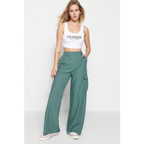 Trendyol Women&amp;#039;s pants Wide Slike