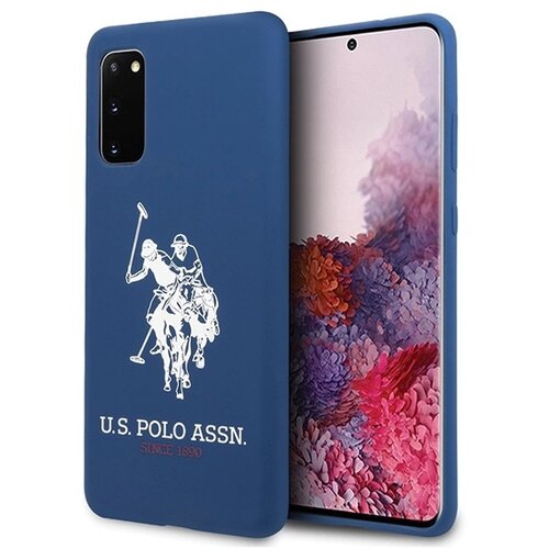 U.S. Polo Assn. SILIKONSKI OVITEK ZA SAMSUNG GALAXY S20, MORANSKO MODER, (21834128) Cene