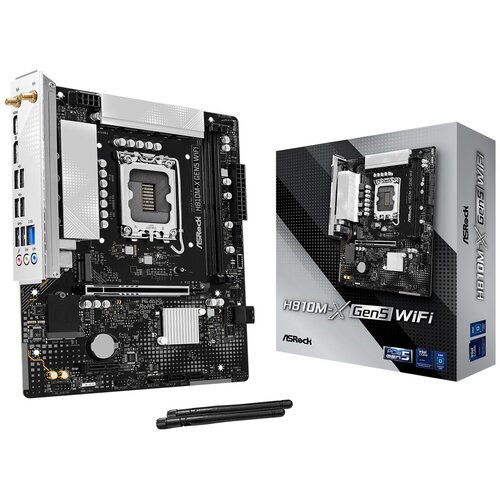 AsRock H810M-X Gen5 WiFi Intel H810 LGA 1851 (Socket V1) micro ATX Cijene