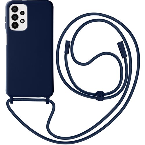 AVIZAR samsung galaxy A23 5G in M23 5G poltrda torbica z vrvico z mehko notranjostjo, ovratnikom - modra, (20639528) Cene