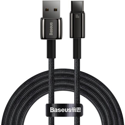 Baseus Močan kabel Tungsten Gold USB - USB-C 480Mb/s 100W 2m črn, (21090840) Cene