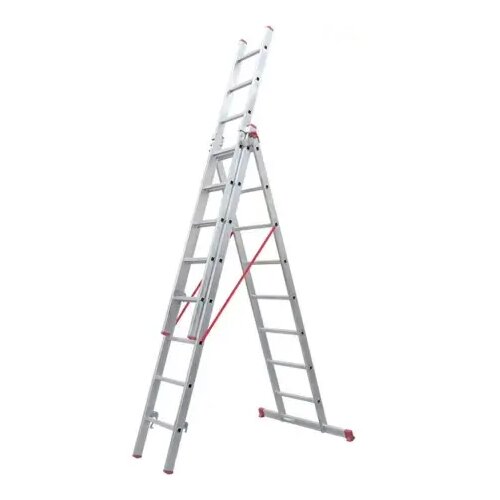SuperStep trodelne merdevine 3x10 6,7m 3010 Slike