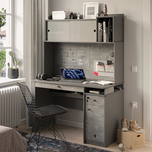  Space gray VELIKI RADNI STO Slike