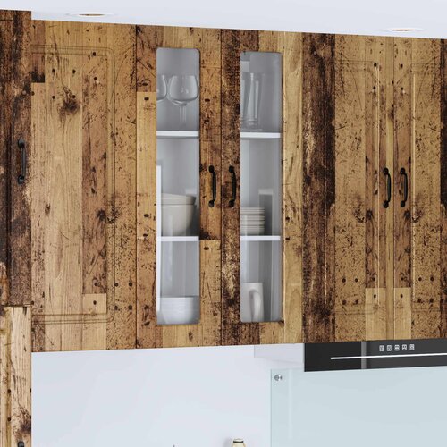  Zidni stakleni ormarić Staro drvo 60 x 31 x 100 cm Cijene