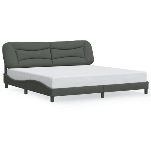  Okvir kreveta s LED-om bez madraca Hvar 200x200 cm od tkanine Slike