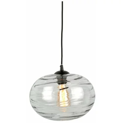 Leitmotiv Viseča svetilka iz sivega stekla, višina 21 cm Sphere - Leitmotiv