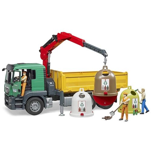 Olimp Sport Kamion Bruder MAN TGS kiper sa utovarnom rukom i kontejnerima 037536 Cene