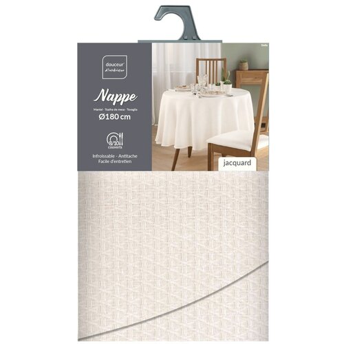 Douceur d int&amp;eacute;rieur Stolnjak od jacquarda &amp;oslash; 180 cm Stella &amp;ndash; Slike