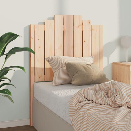 VidaXL Uzglavlje za krevet 81 x 4 x 110 cm od masivne borovine Slike