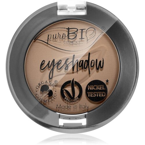 puroBIO cosmetics compact eye shadow - 02 svjetlo siva (mat) novo Cijene