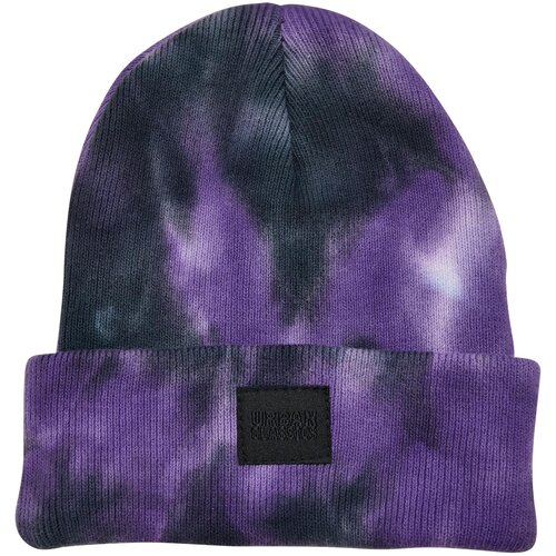 Urban Classics Accessoires Tie Dye Beanie Kids ultraviolet/darkgrey Cene