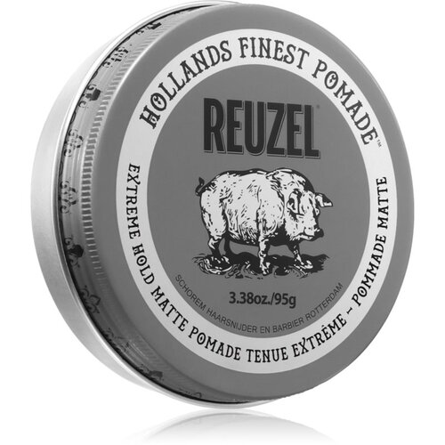 Reuzel Grey Hold Matte Pomade pomada za lase 95 g Slike