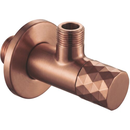Rea Kotnični ventil Diamond 03 1/2&amp;quot; x 3/8&amp;quot; Brush Copper Slike