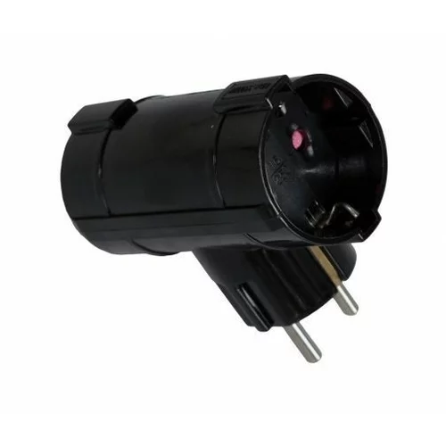 Commel strujni razdjelnik dvostruki (crne boje, 16 a, 3.500 w)