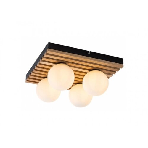 Rabalux plafonjera noxelle G9 4x max 5W mat crno hrast (71462) Slike