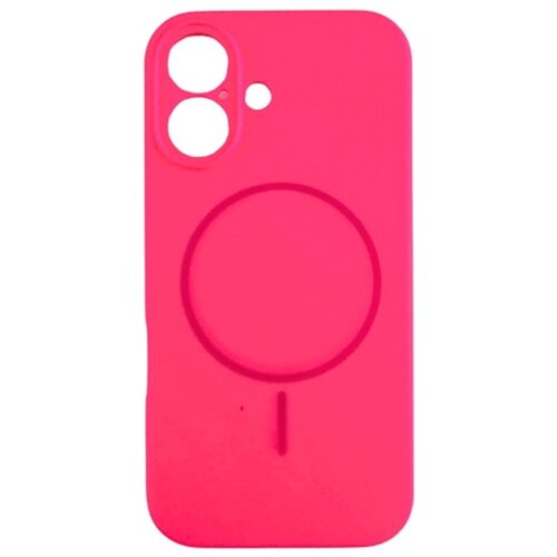 silikonska futrola magsafe lux iphone 16 roze Slike