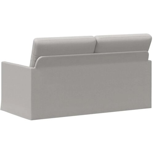  Kauč za dvoje Oblačnosiva 150 x 81 x 82 cm Tkanina - Siva tkanina oblak 140 cm Slike