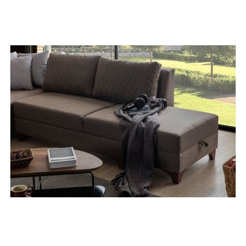 Atelier Del Sofa Ugaona sofa na razvlačenje, Loft, 230 x 285 cm, Smeđa Slike