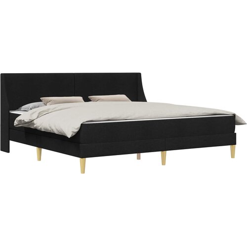  Okvir kreveta s madracem Crna 180 x 200 cm Poliester Slike