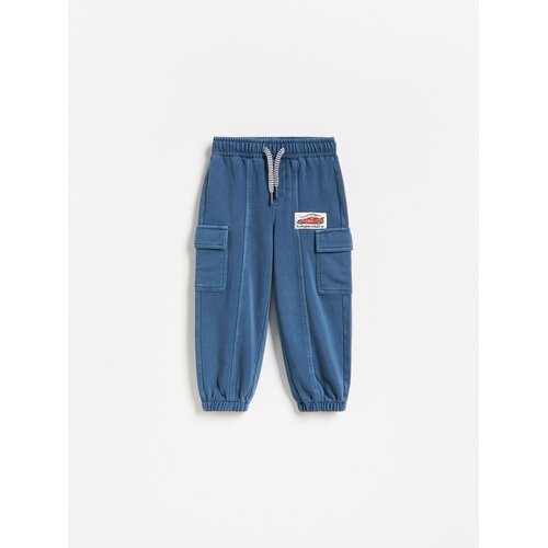 Reserved Jogger hlače s cargo džepovima - plava Slike