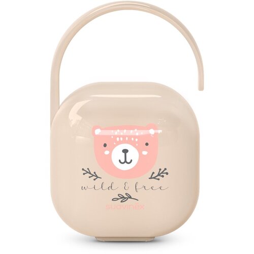 Suavinex Wild & Free Soother Holder kutijica za dudu Pink 1 kom Cijene