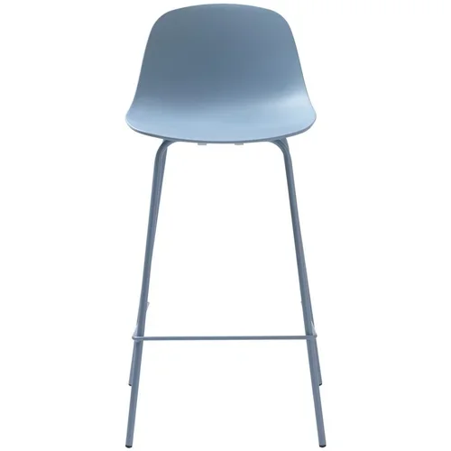 Unique Furniture Svjetloplava plastična barska stolica 92,5 cm Whitby -