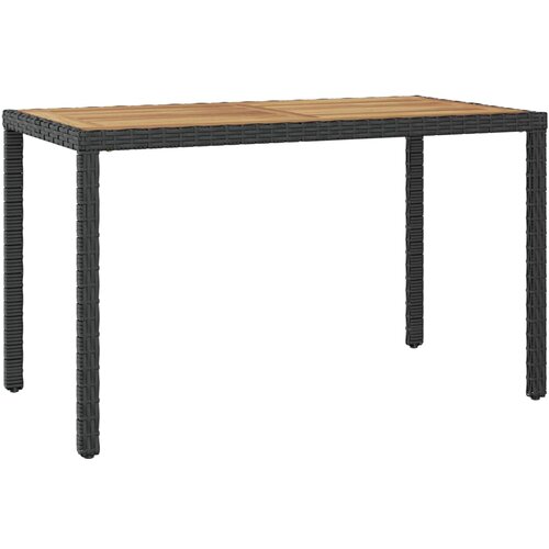 vidaXL Vrtni stol crno-smeđi 123 x 60 x 74 cm masivno bagremovo drvo Cene