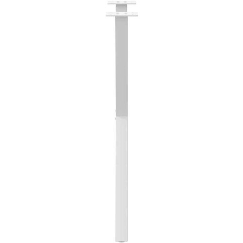 VidaXL Noge za jedilno mizo v obliki črke X, 2 kosa, bele barve, 50 x (72-73) cm, jeklo Slike