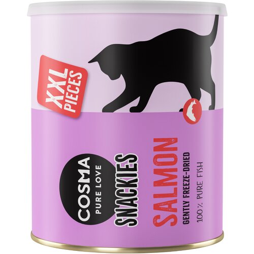  Varčno pakiranje Cosma Snackies XXL Maxi Tube zamrznjeno posu&scaron;eni prigrizki  - 3 x Losos (450 g) Cijene