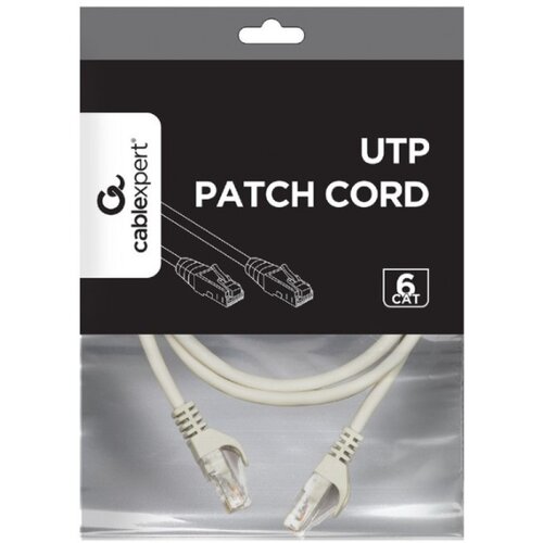  PP6U-CU-1.5M Mrezni kabl, CAT6 BAKARNI UTP Patch cord 1.5m grey Cene