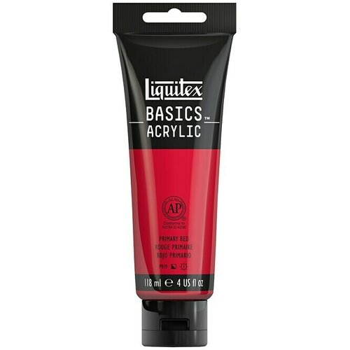 LIQUITEX Basics Akrilna boja (Primarno crvena, 118 ml, Tuba) Slike