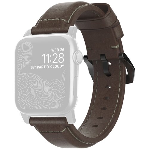 Nomad Traditional Strap Leather Brown Connector Black 38/40/41mm Cijene