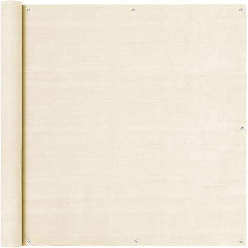 vidaXL Balkonsko platno krem 120x600 cm HDPE, (20610465) Cene