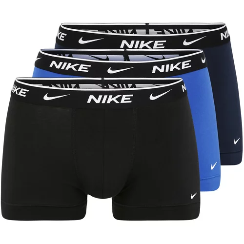 Nike Športne spodnjice 'EVERYDAY' cijansko modra / temno modra / črna