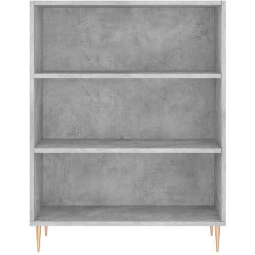  Regal za knjige boja betona 69,5x32,5x90 cm konstruirano drvo Smeđa Slike