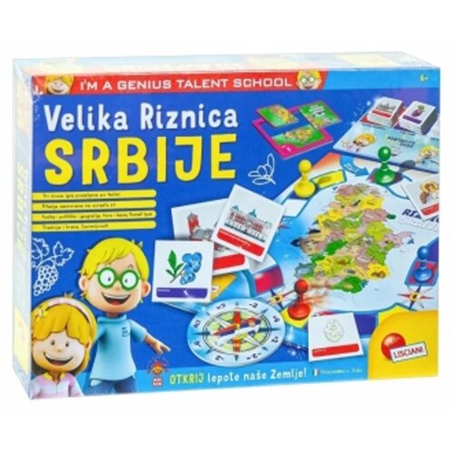 Lisciani Mali genije društvena igra Velika Riznica Srbije Cene