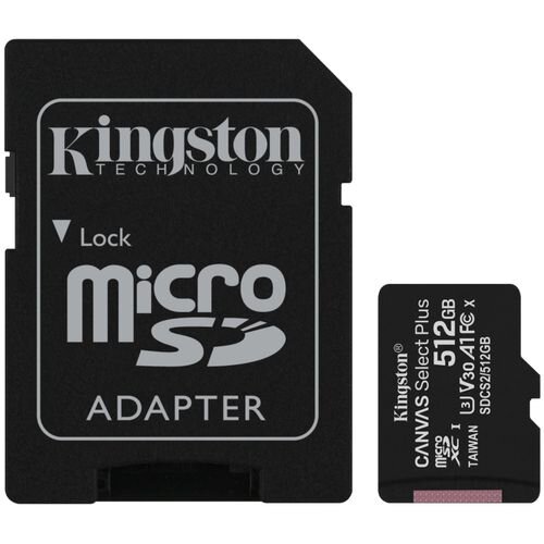 Kingston kartica 512GB microSDXC UHS-3 V30 + SD Adapter Cene