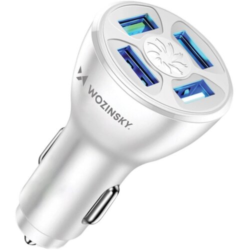Wozinsky Adapter za auto 50W 4x USB - A - Bijela Cijene
