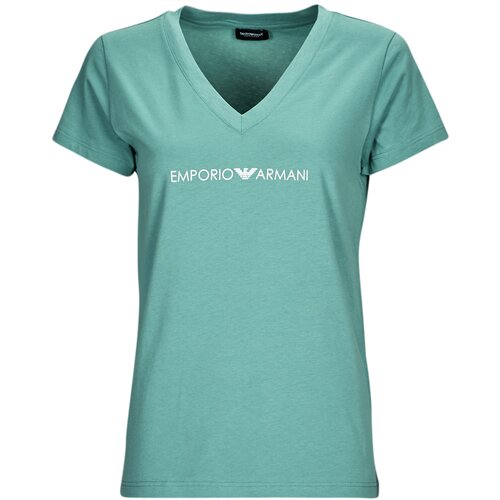 Emporio Armani Majice s kratkimi rokavi ICONIC LOGOBAND Modra Cene